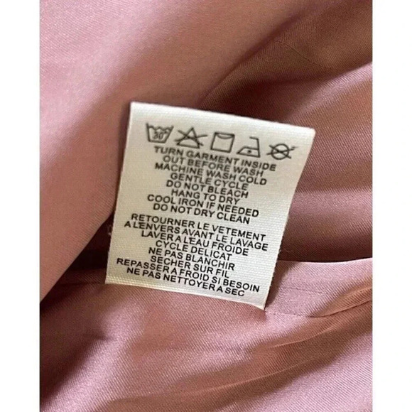 Billabong Bomber Jacket Women's Size S/P Pink Silky Floral Rose Ash Embroidered - Picture 8 of 10